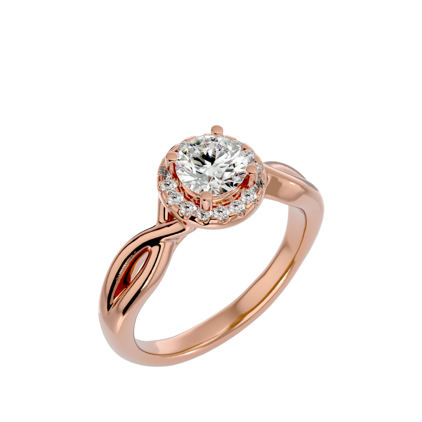 Reem halo diamond engagement ring