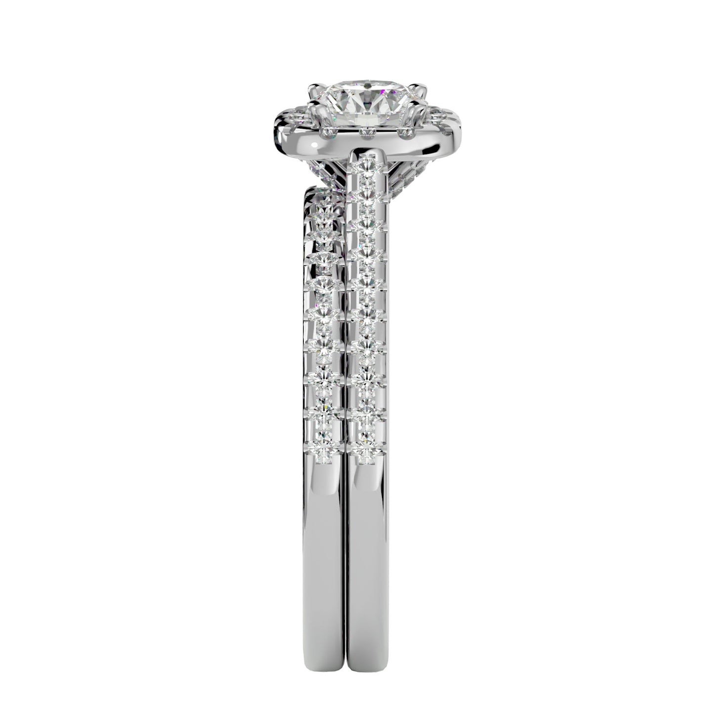 Soi Halo diamond engagement ring