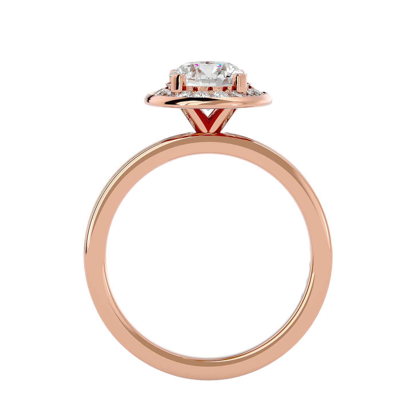 Raphel Halo diamond engagement ring