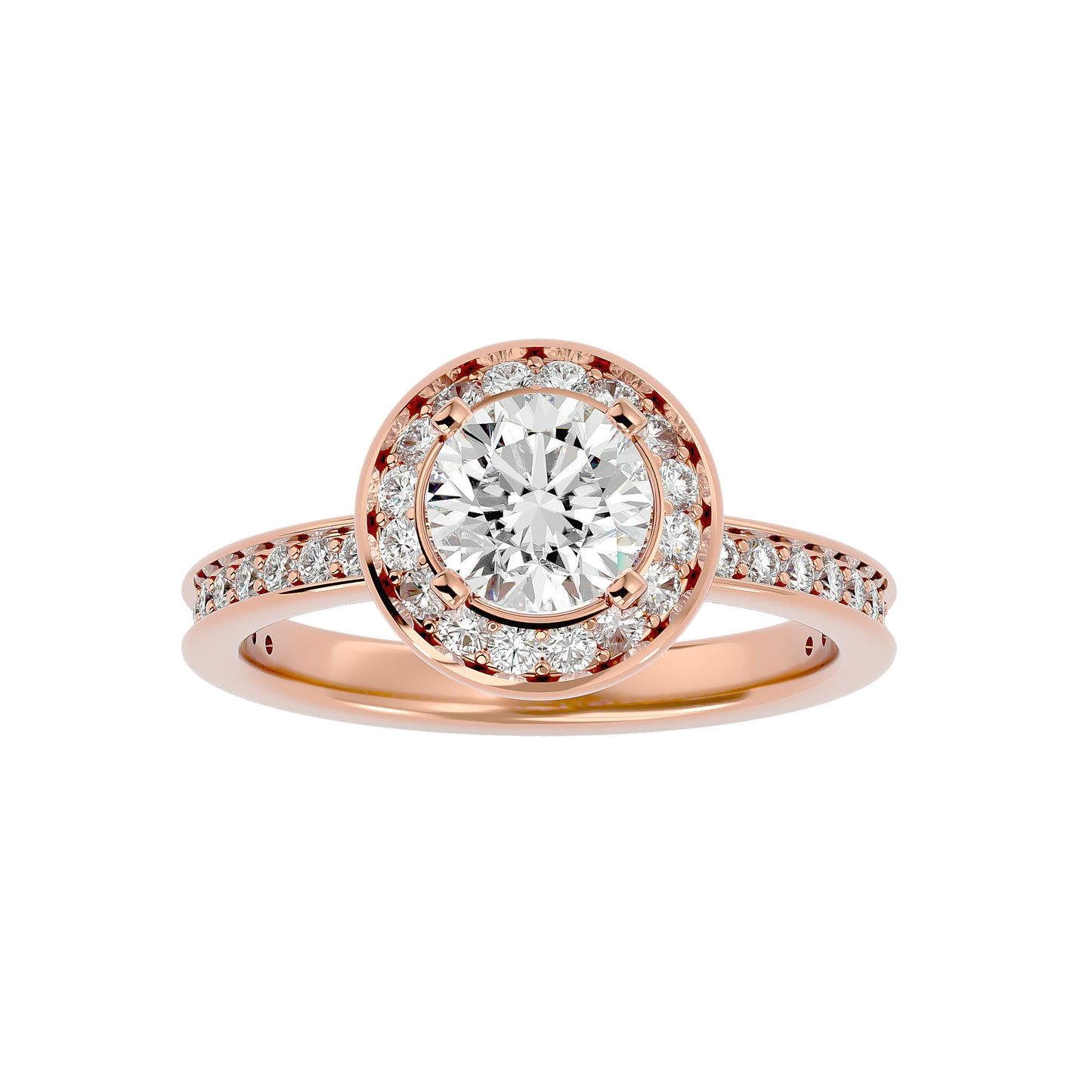 Raphel Halo diamond engagement ring