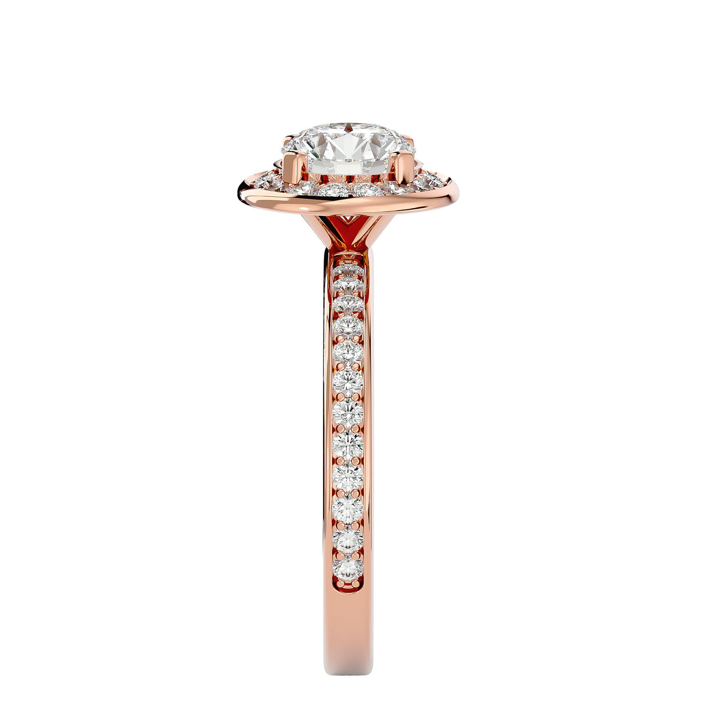 Raphel Halo diamond engagement ring