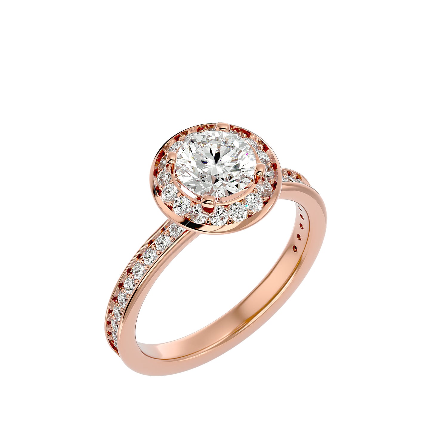 Raphel Halo diamond engagement ring