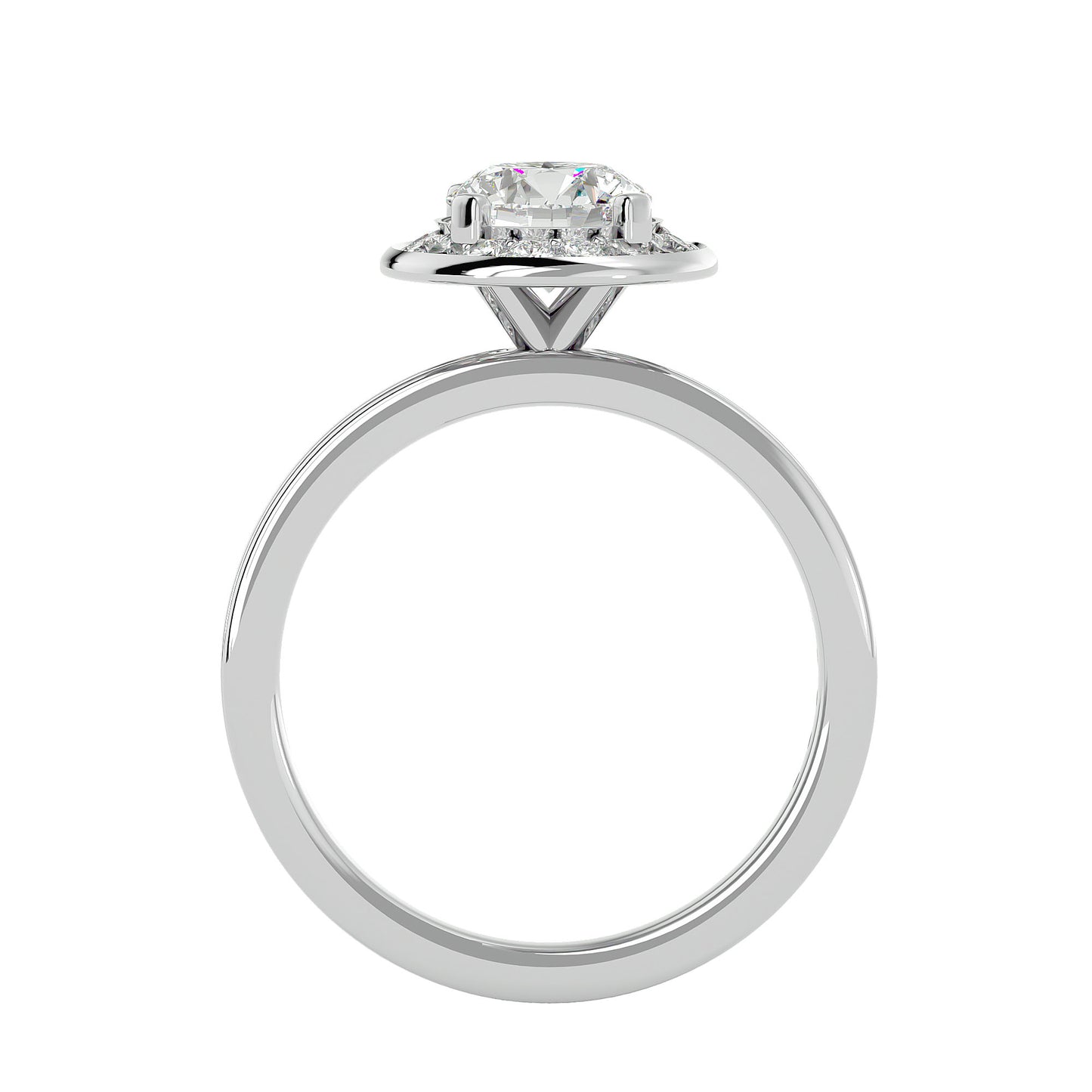 Raphel Halo diamond engagement ring