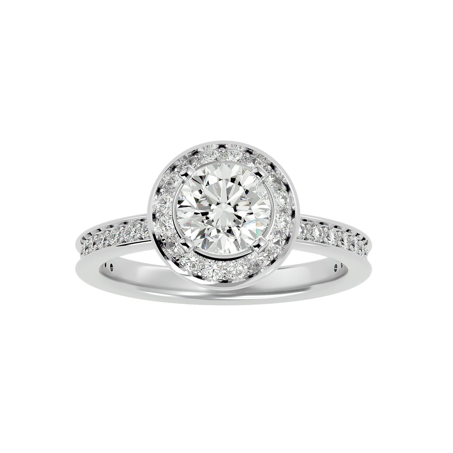 Raphel Halo diamond engagement ring