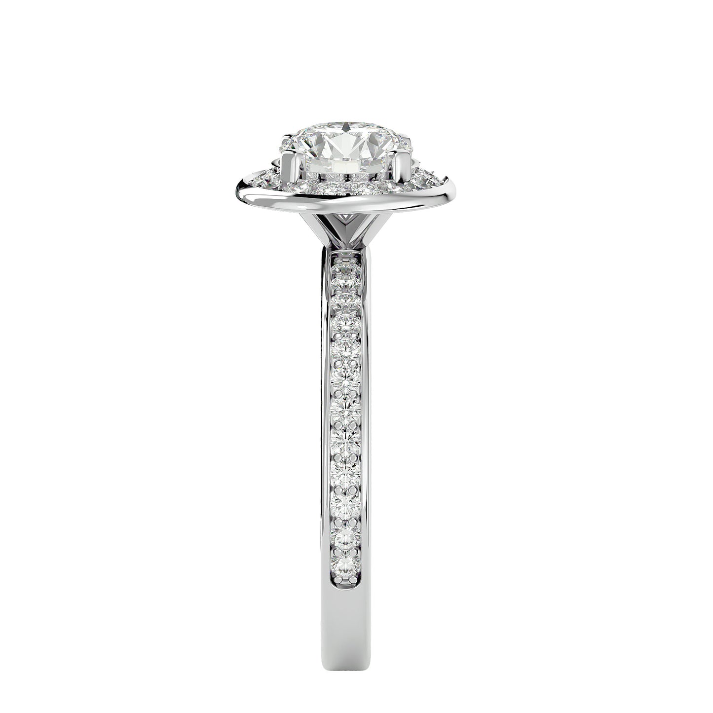 Raphel Halo diamond engagement ring