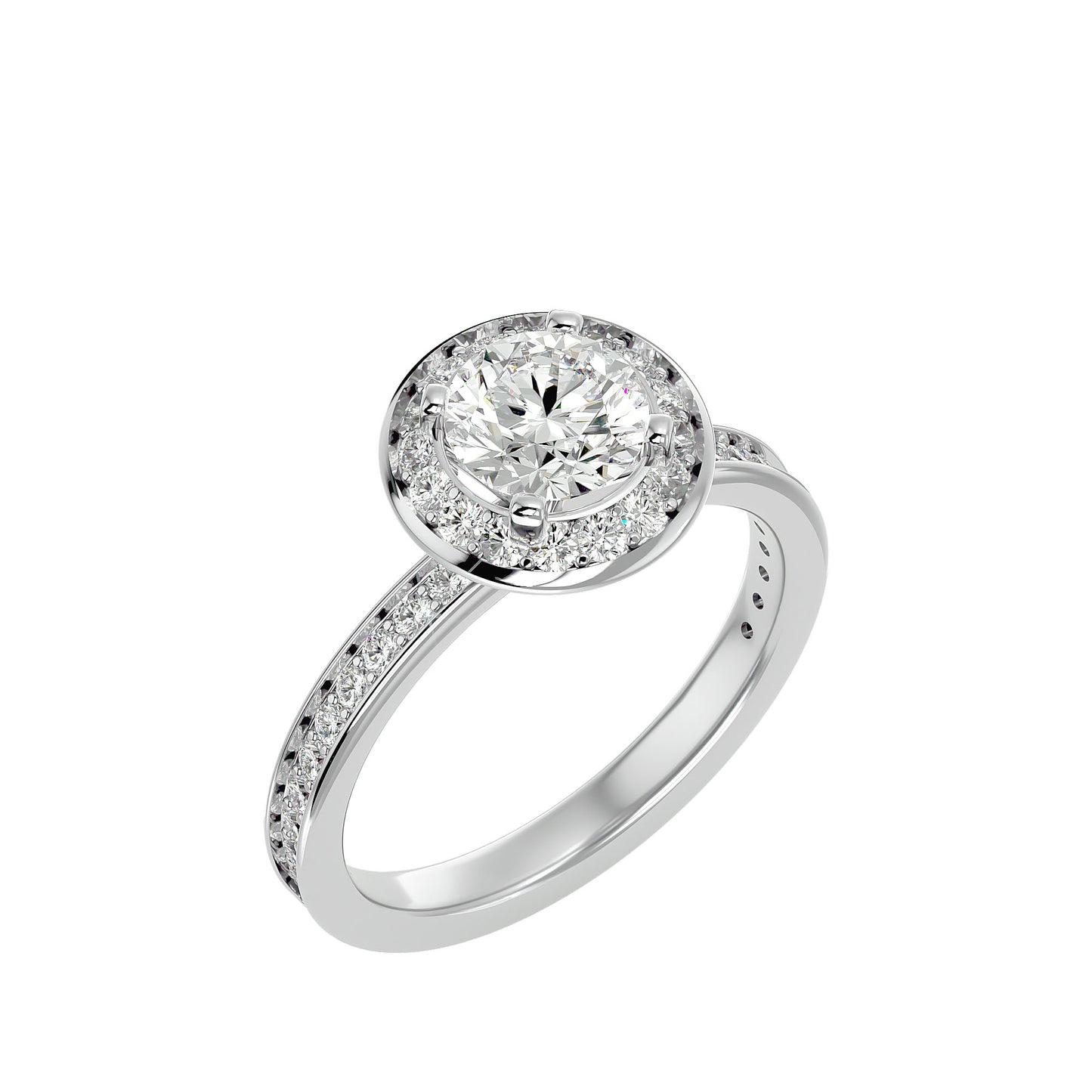 Raphel Halo diamond engagement ring