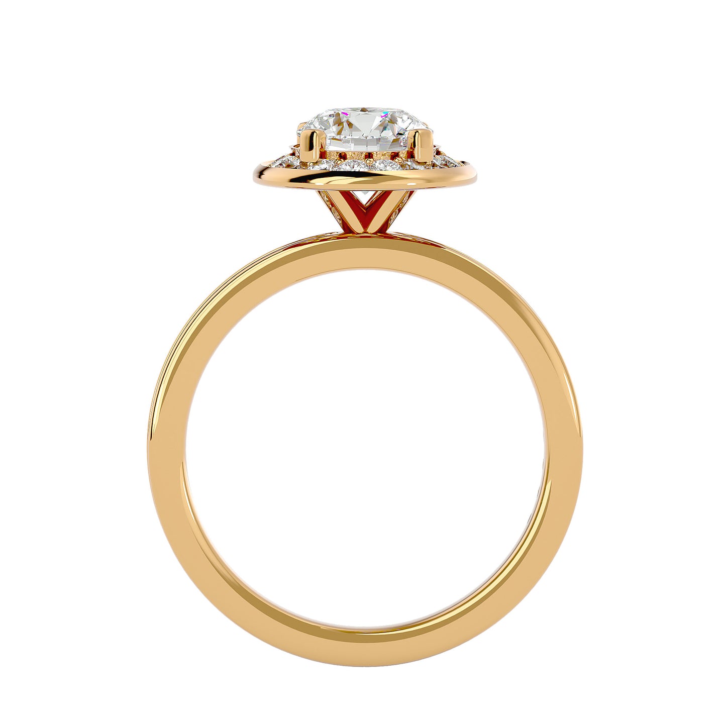 Raphel Halo diamond engagement ring
