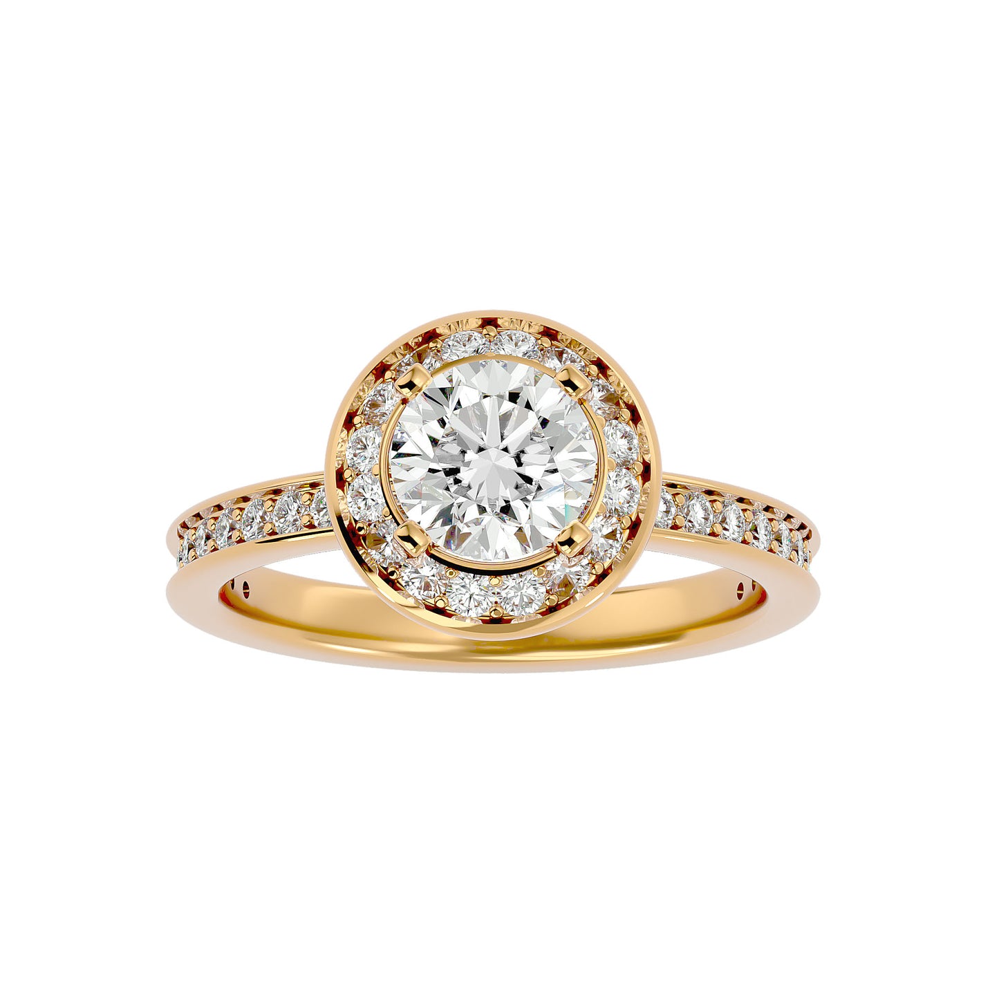 Raphel Halo diamond engagement ring