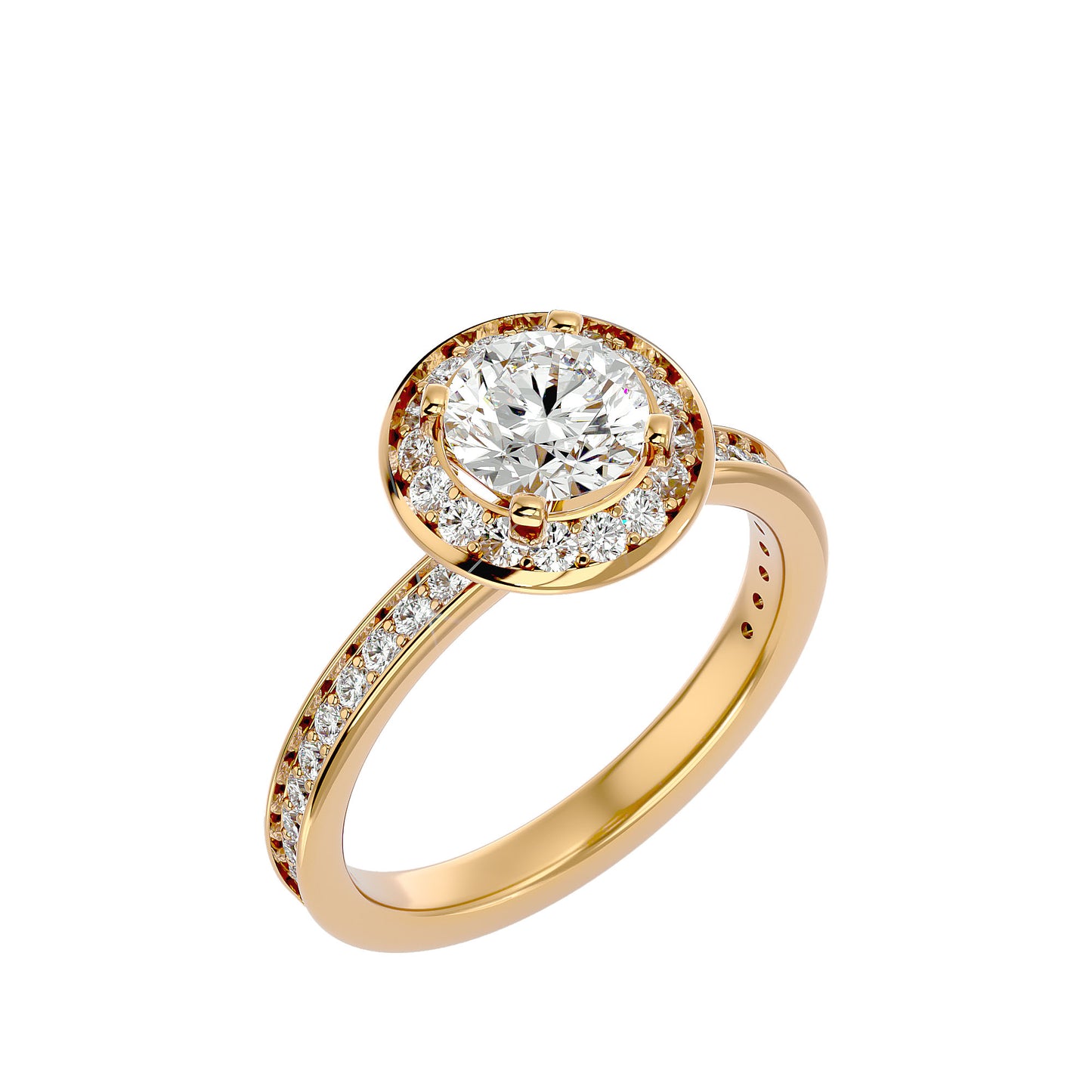 Raphel Halo diamond engagement ring