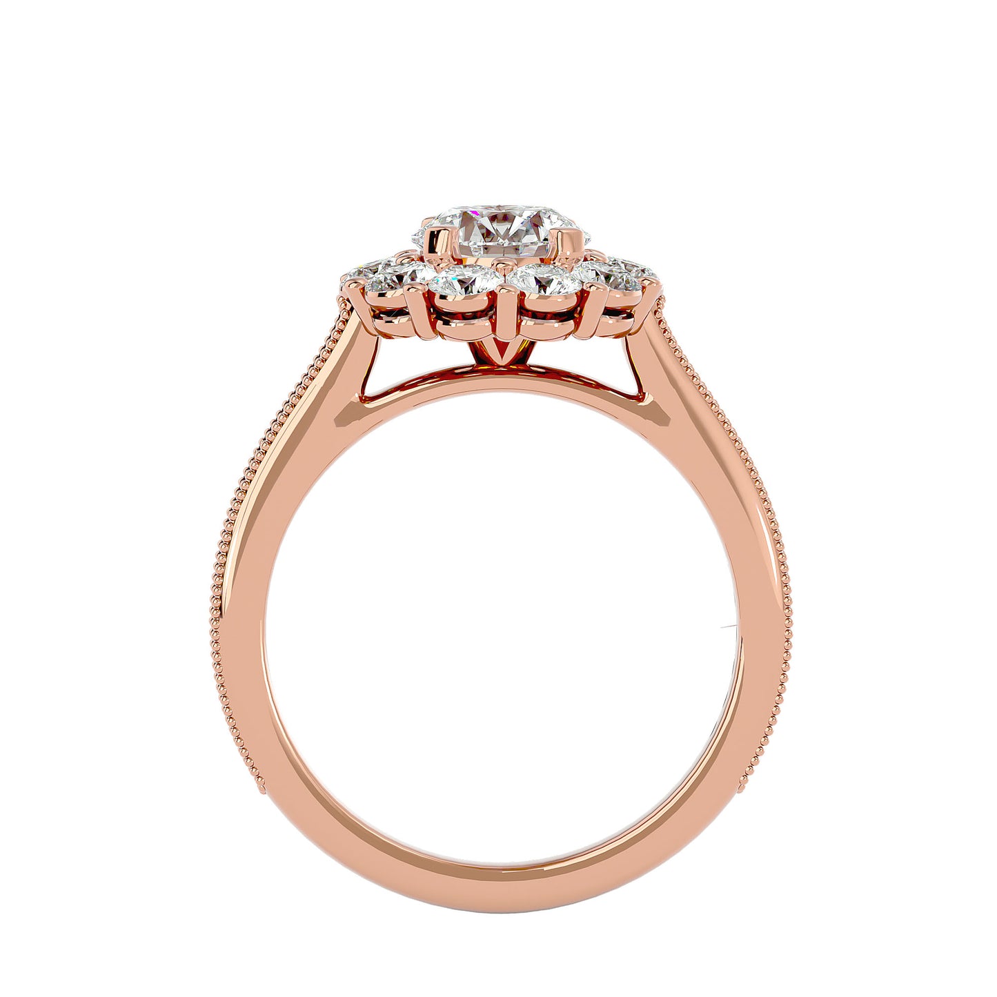 Sherli Halo diamond engagement ring