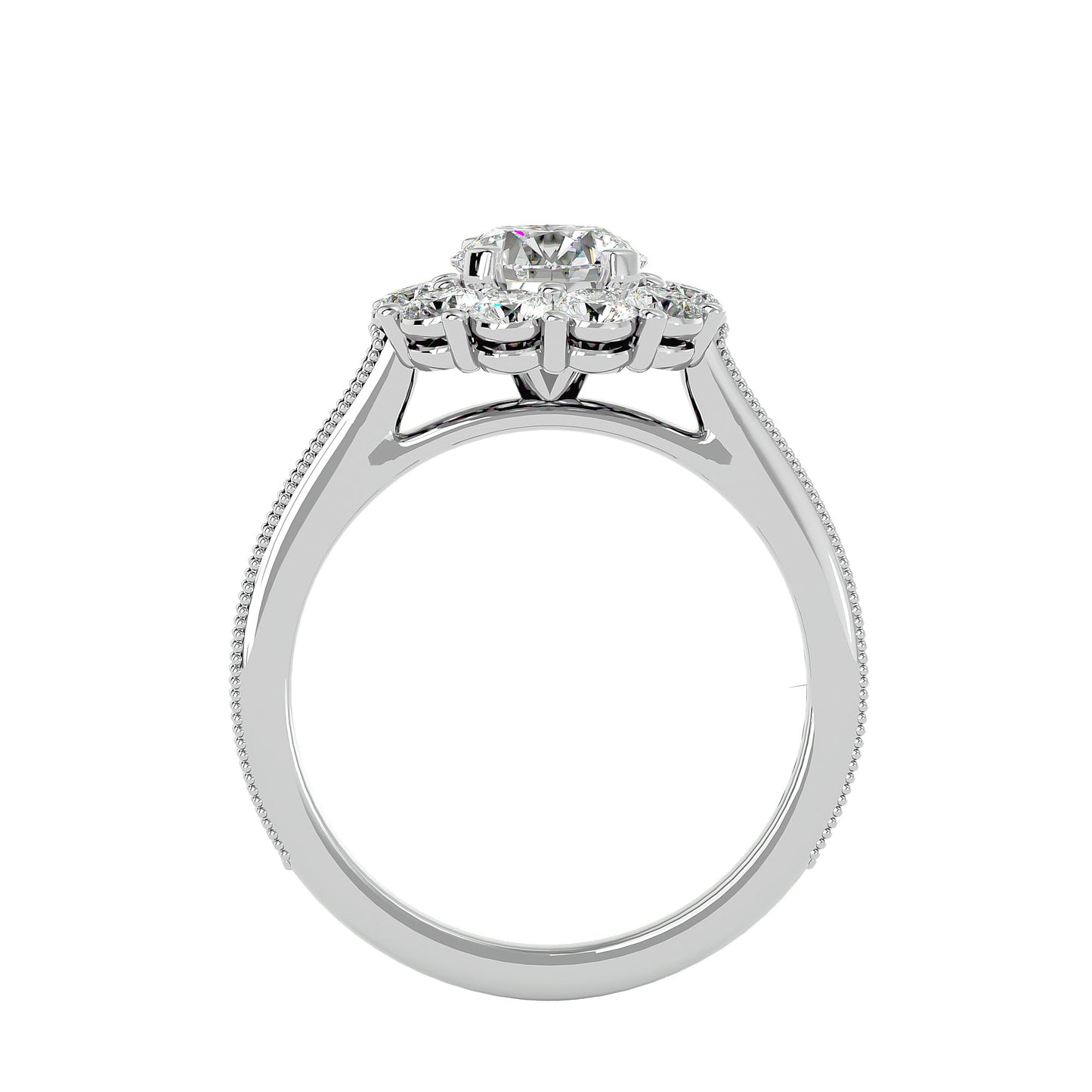 Sherli Halo diamond engagement ring