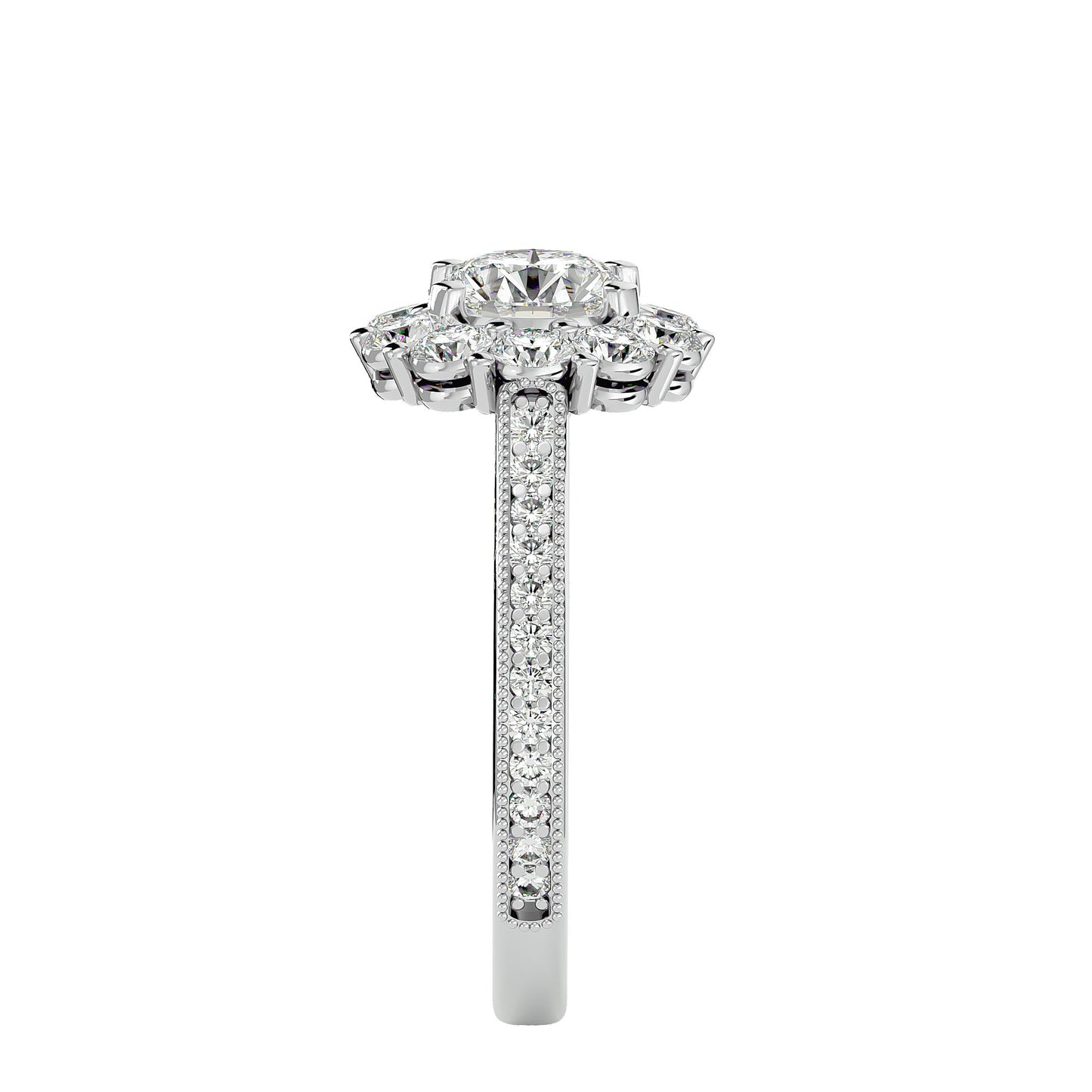 Sherli Halo diamond engagement ring