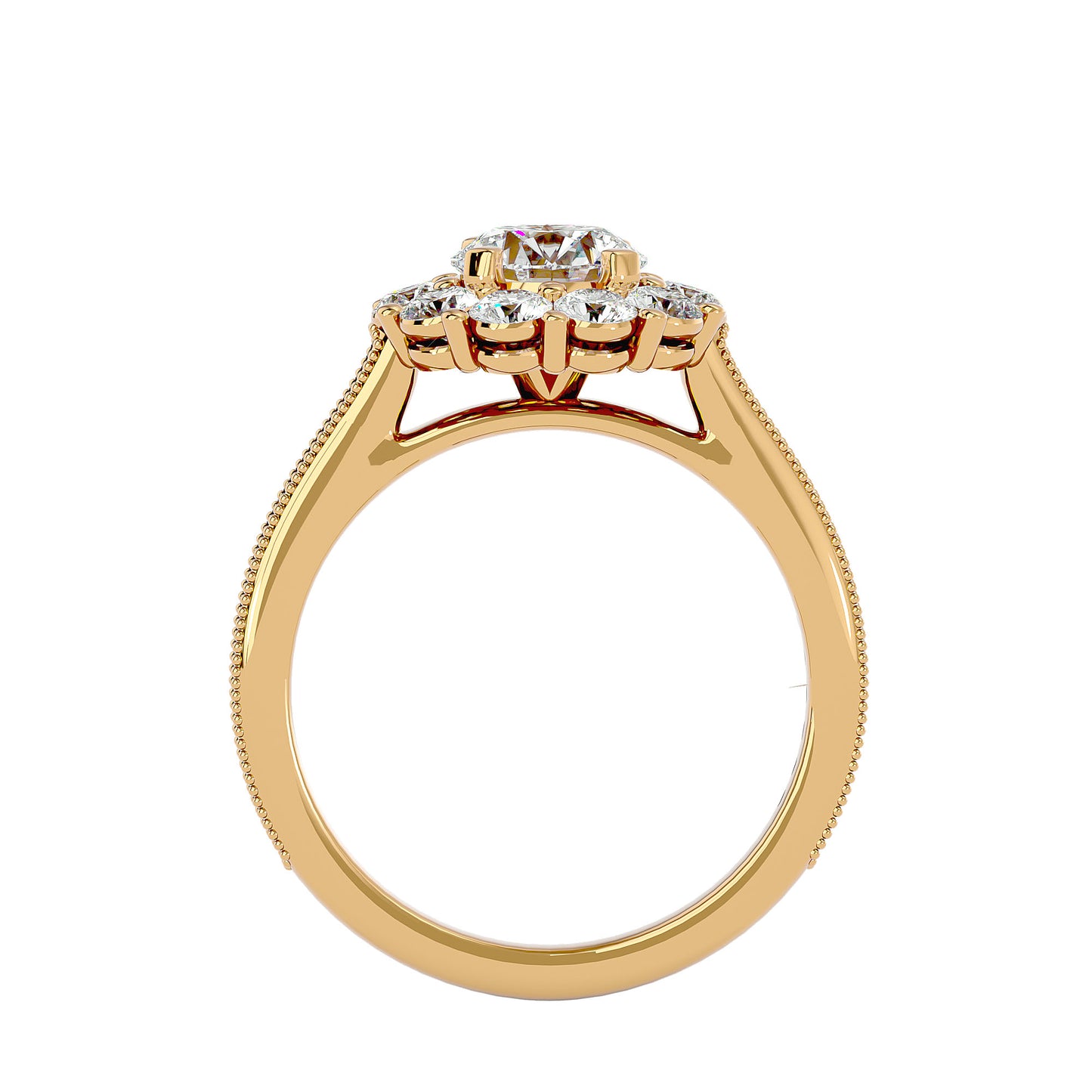 Sherli Halo diamond engagement ring