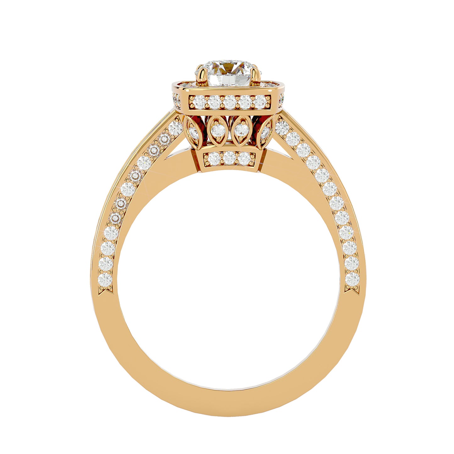 Prestige Halo diamonds engagement ring