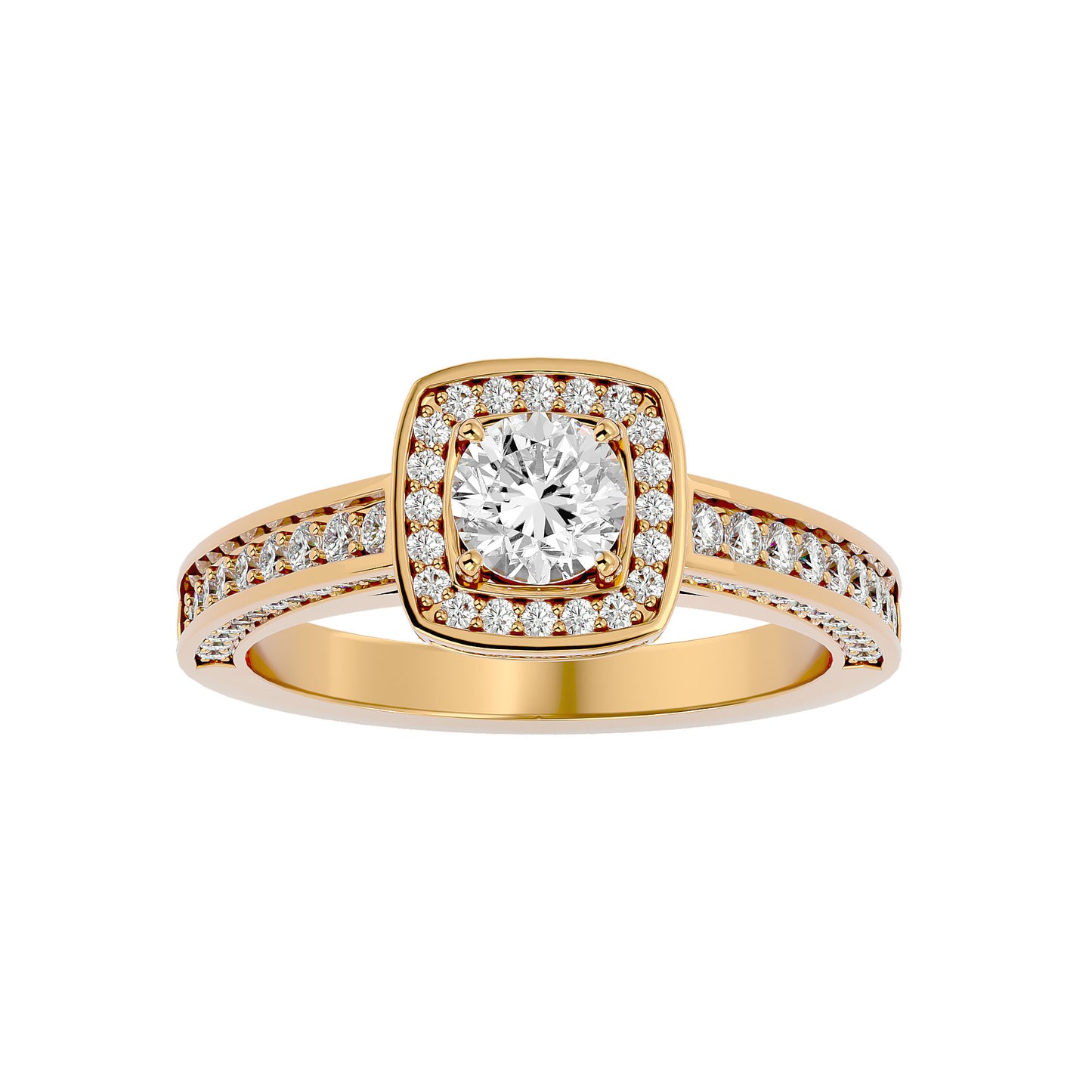 Prestige Halo diamonds engagement ring