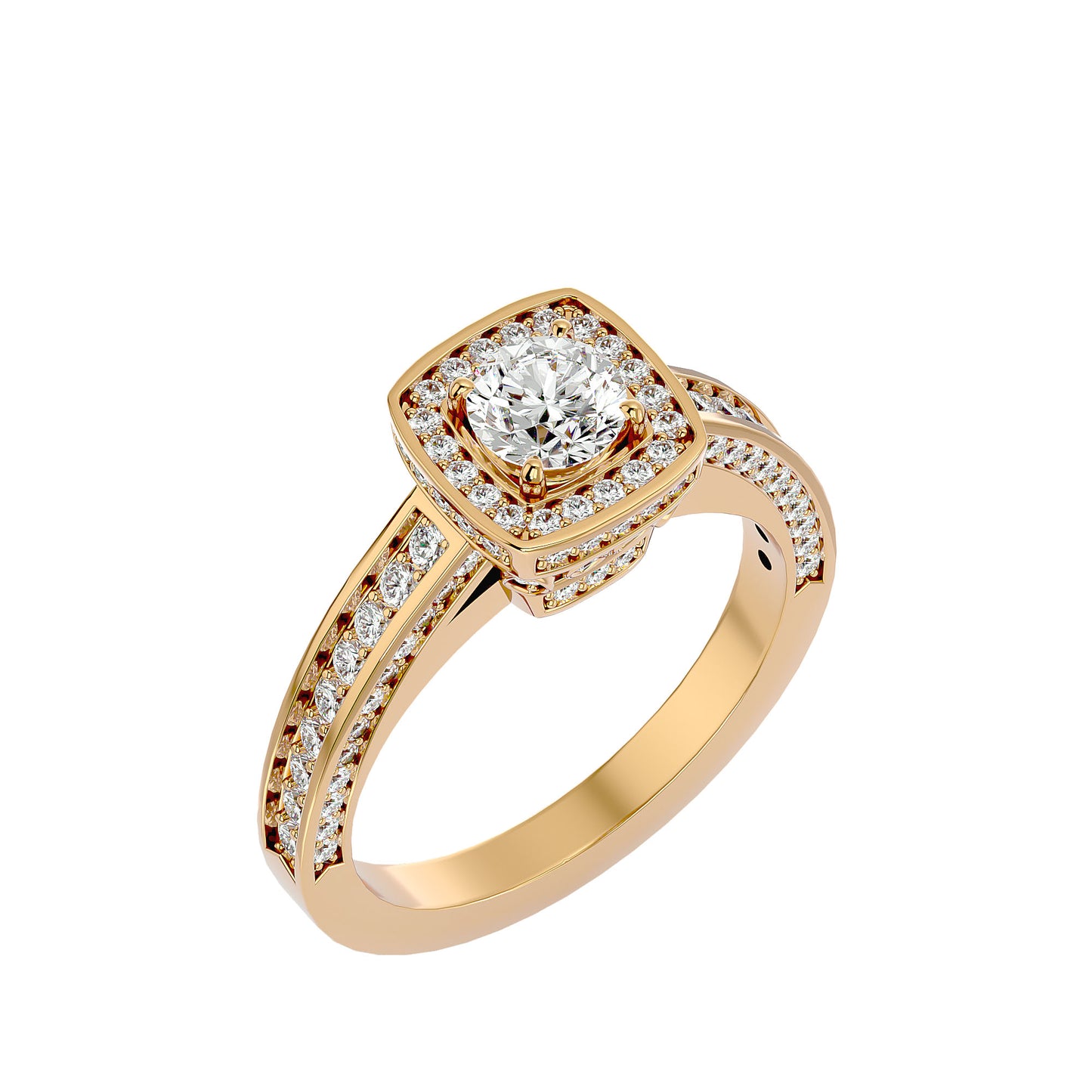 Prestige Halo diamonds engagement ring