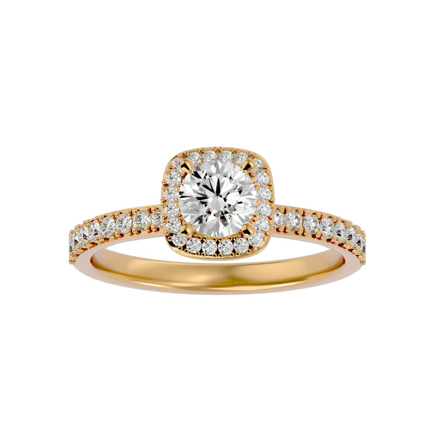 Jenny Halo diamond engagement ring
