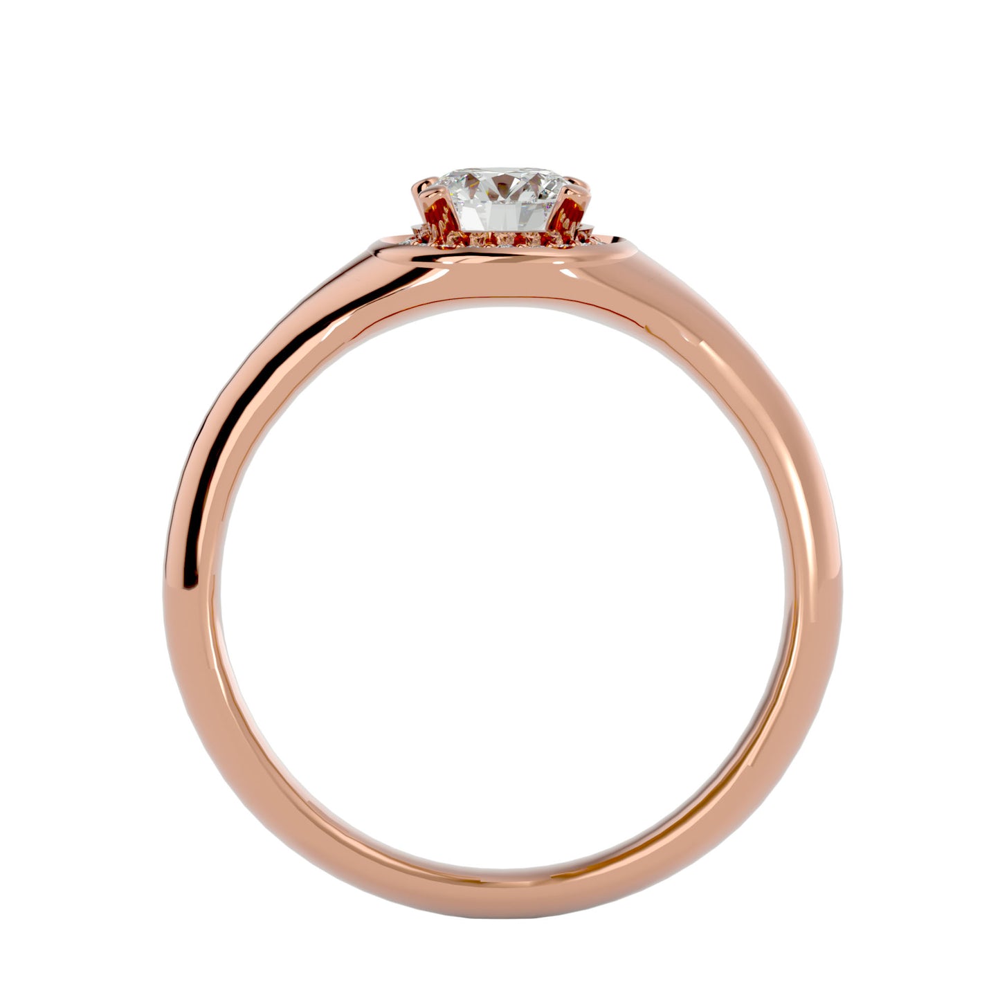 Penelope halo diamond engagement ring