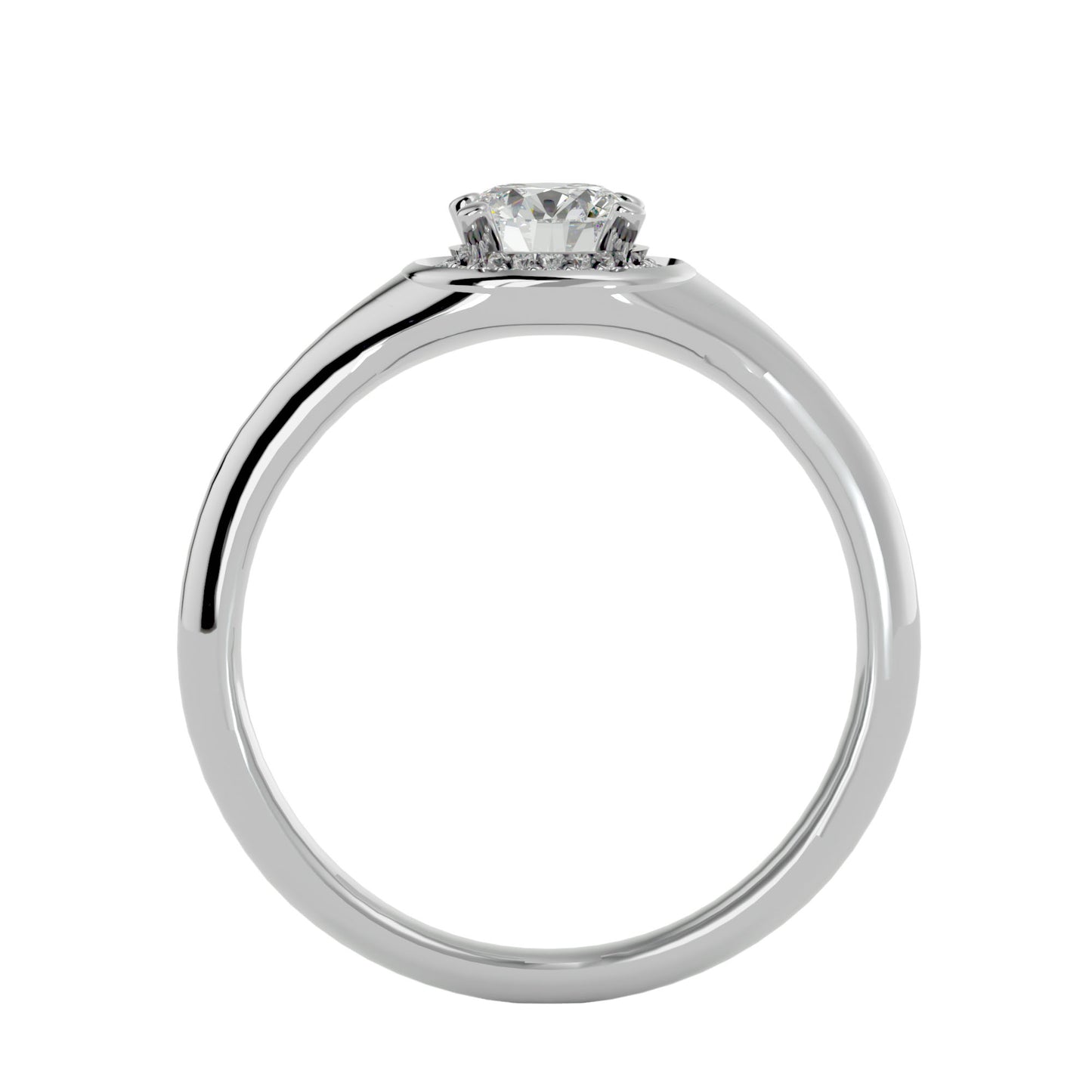 Penelope halo diamond engagement ring