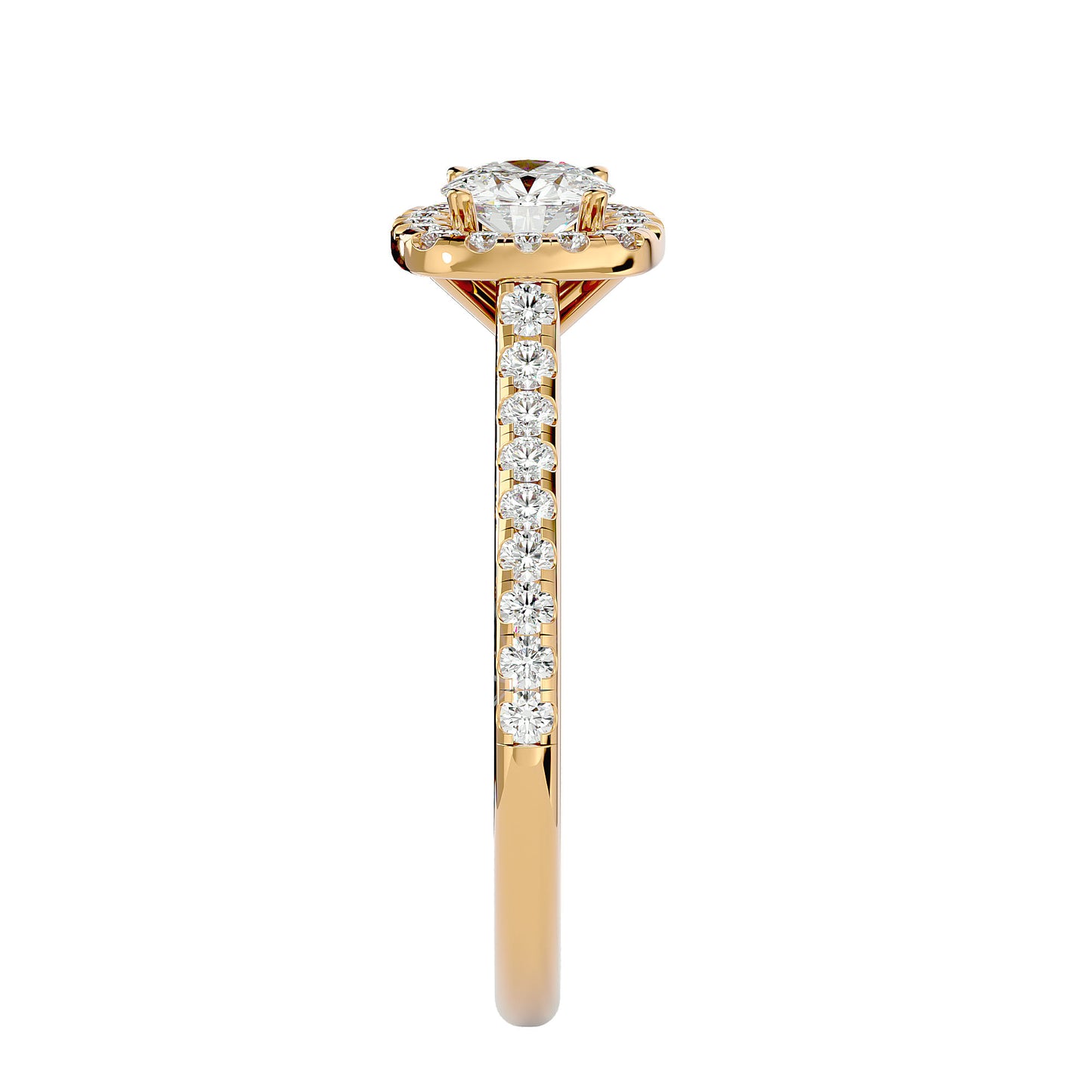 Blakey Halo diamond engagement ring