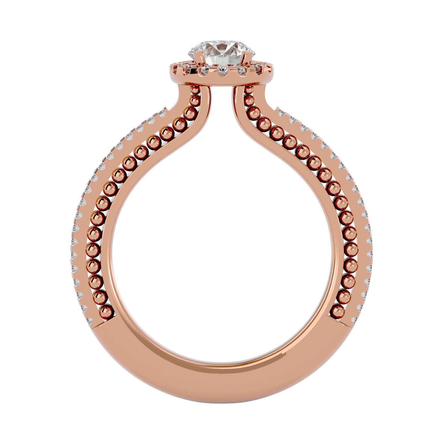 Isabella Halo diamond engagement ring