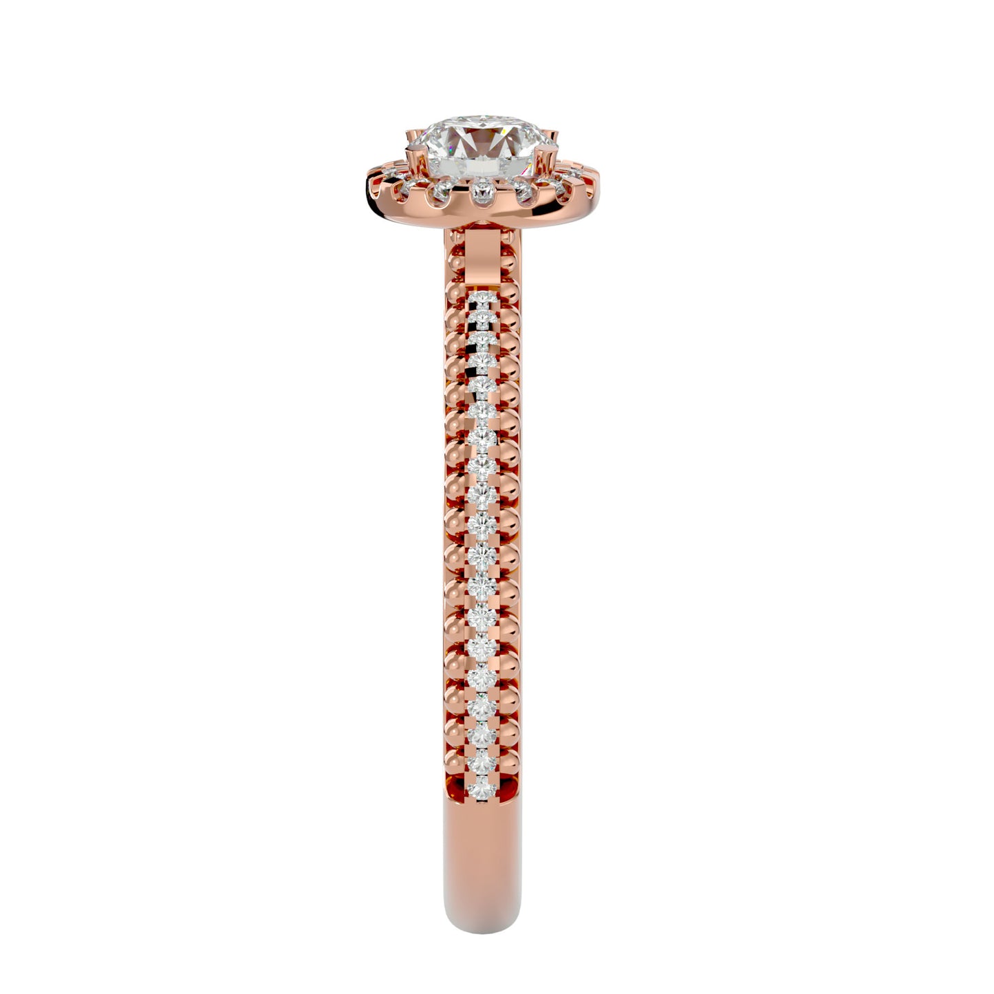 Isabella Halo diamond engagement ring