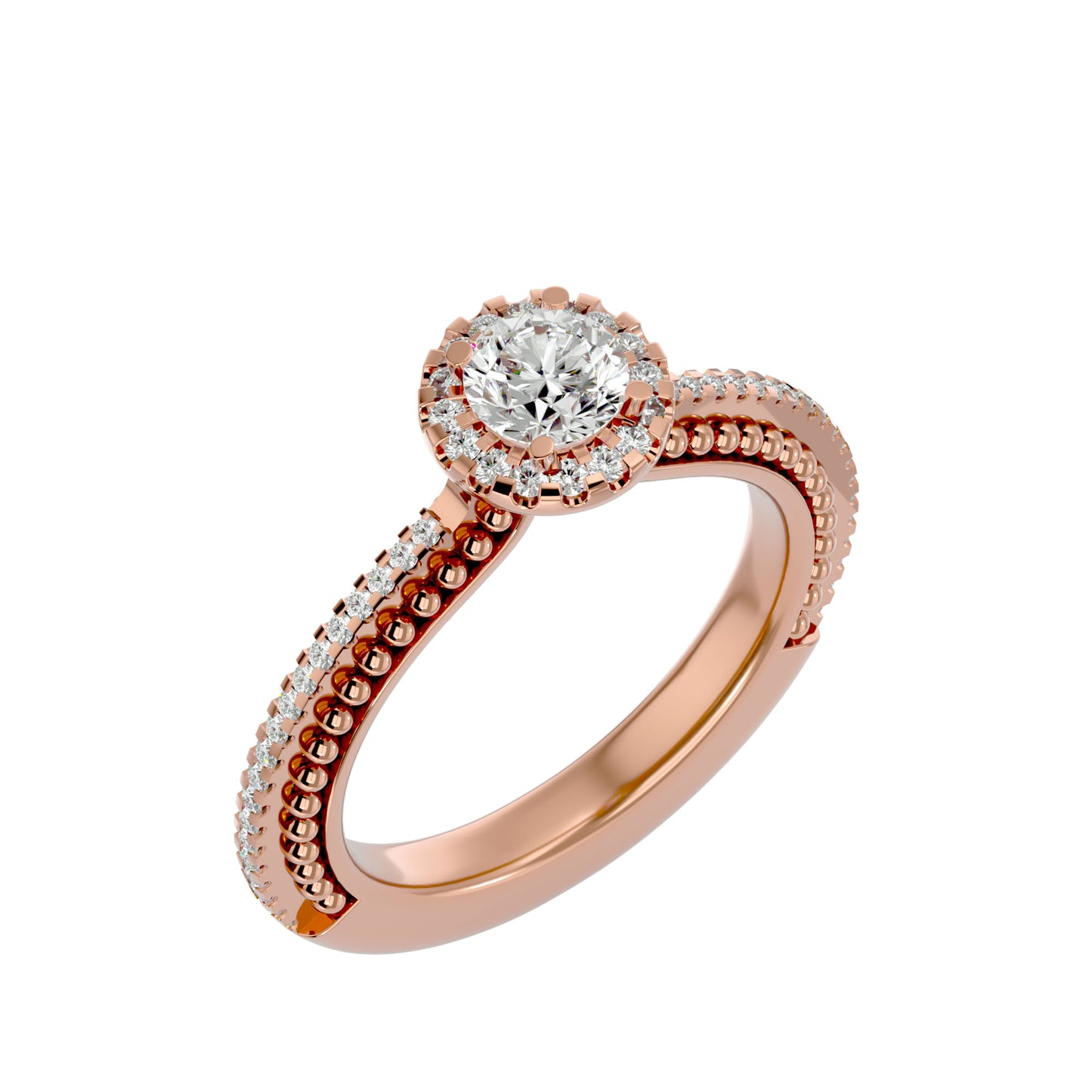 Isabella Halo diamond engagement ring