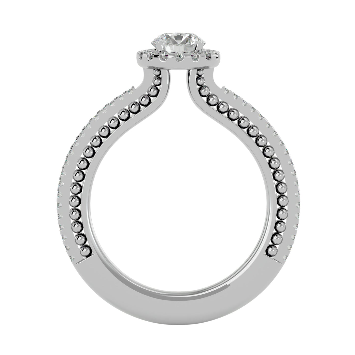 Isabella Halo diamond engagement ring