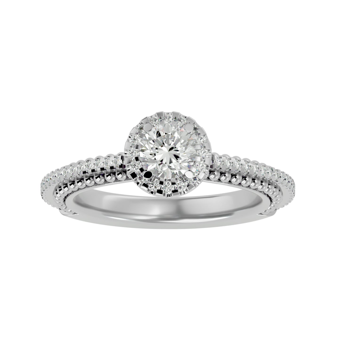 Isabella Halo diamond engagement ring