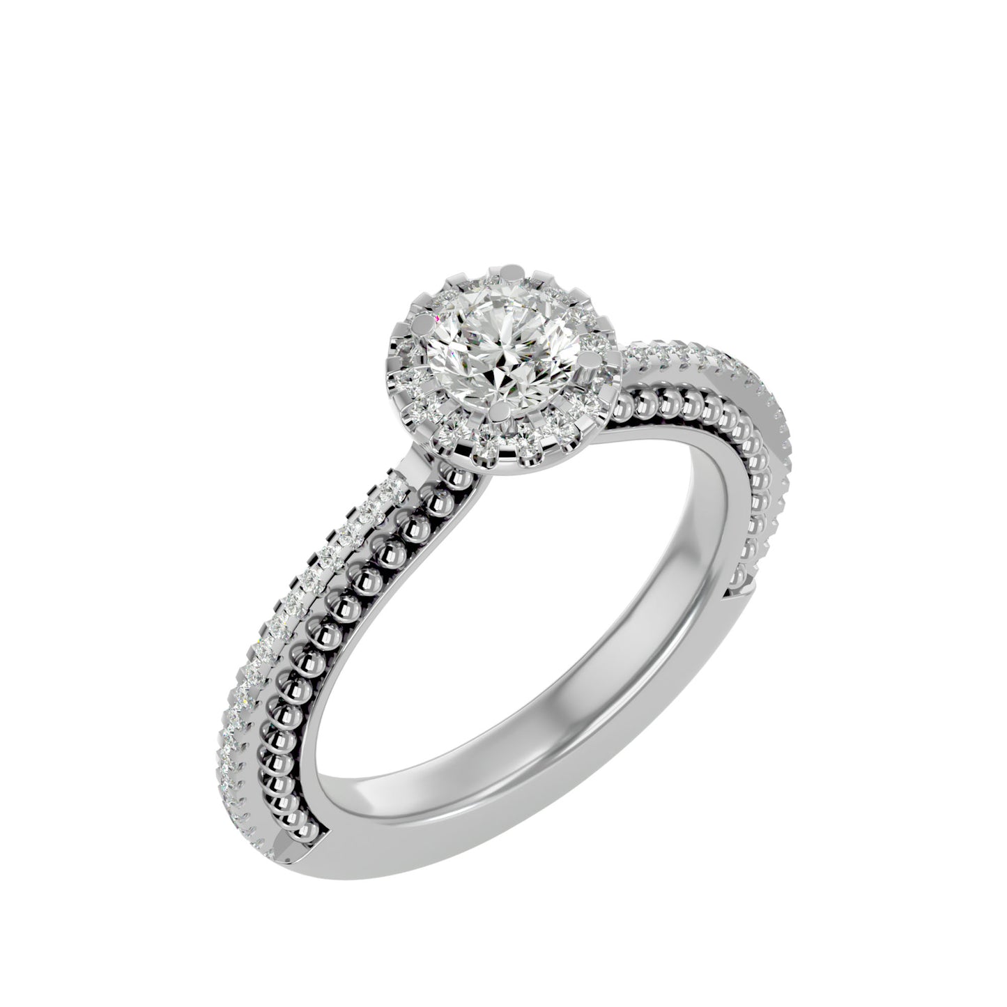 Isabella Halo diamond engagement ring