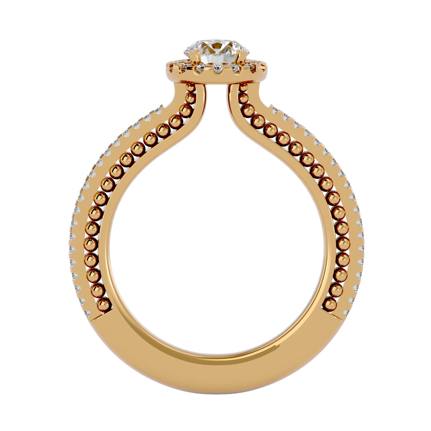 Isabella Halo diamond engagement ring