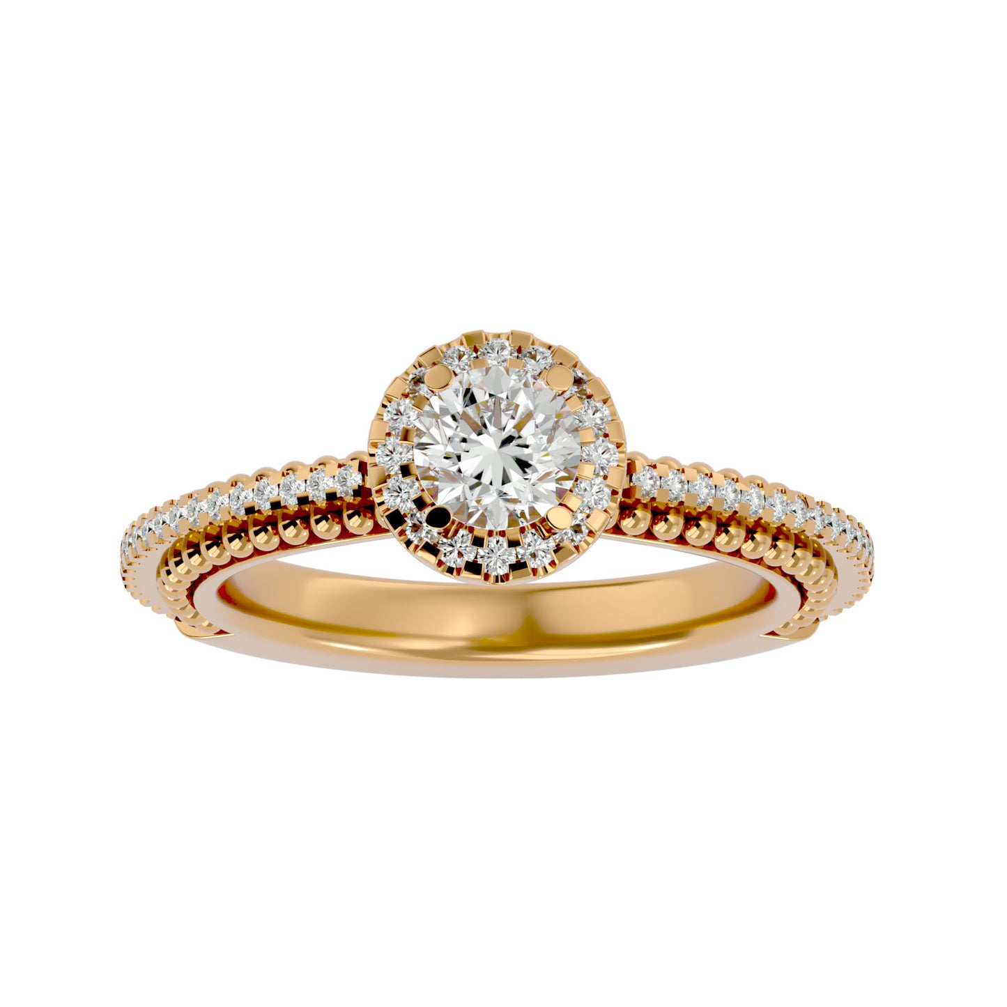 Isabella Halo diamond engagement ring