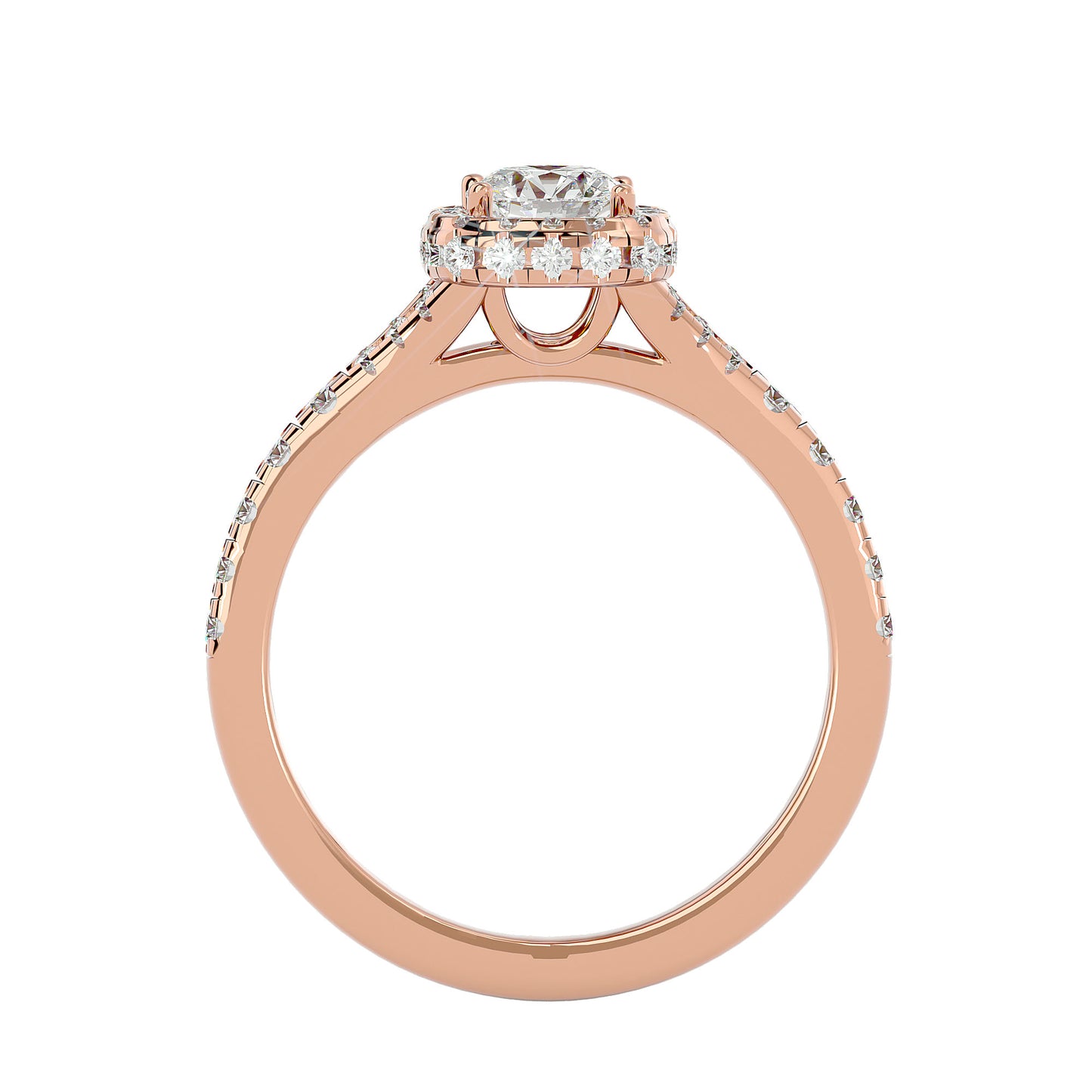 Verena Halo Diamond Engagement Ring