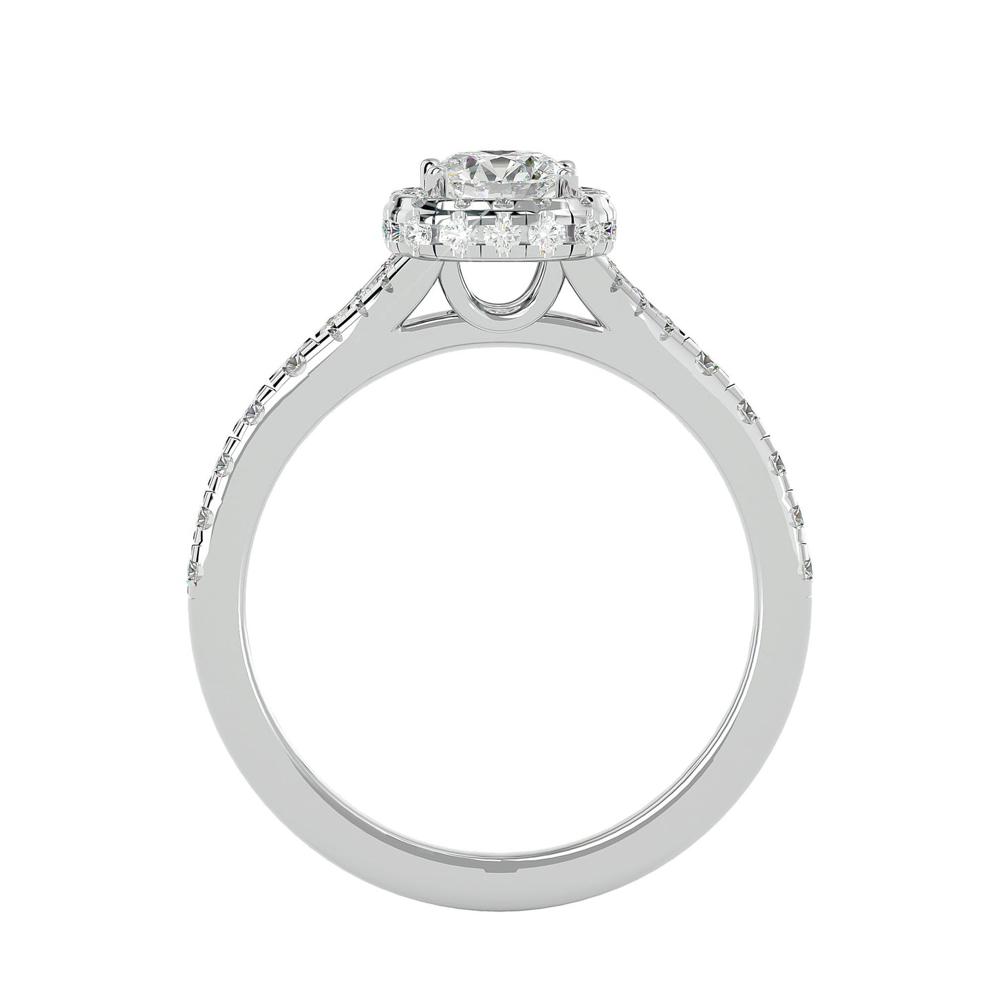 Verena Halo Diamond Engagement Ring