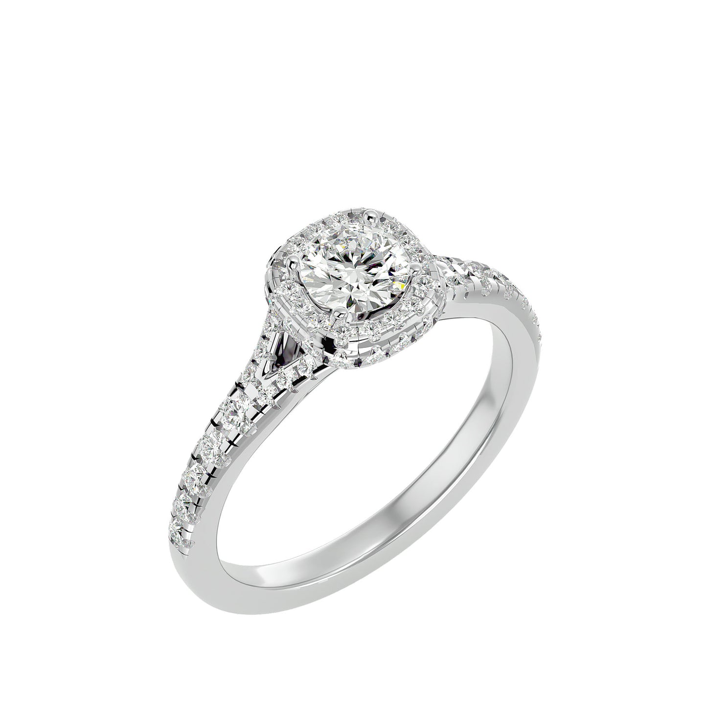 Verena Halo Diamond Engagement Ring