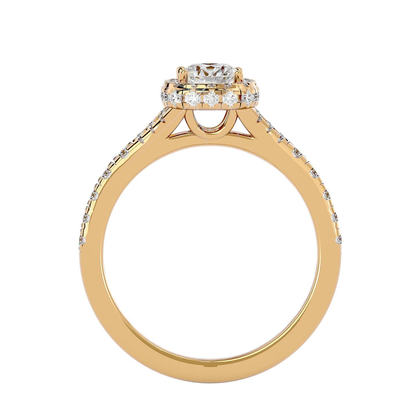 Verena Halo Diamond Engagement Ring