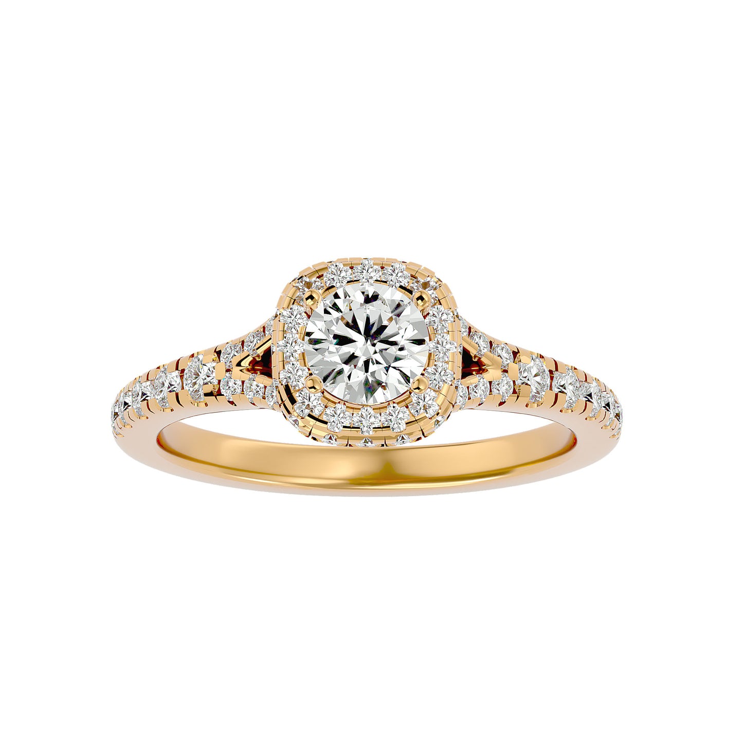 Verena Halo Diamond Engagement Ring