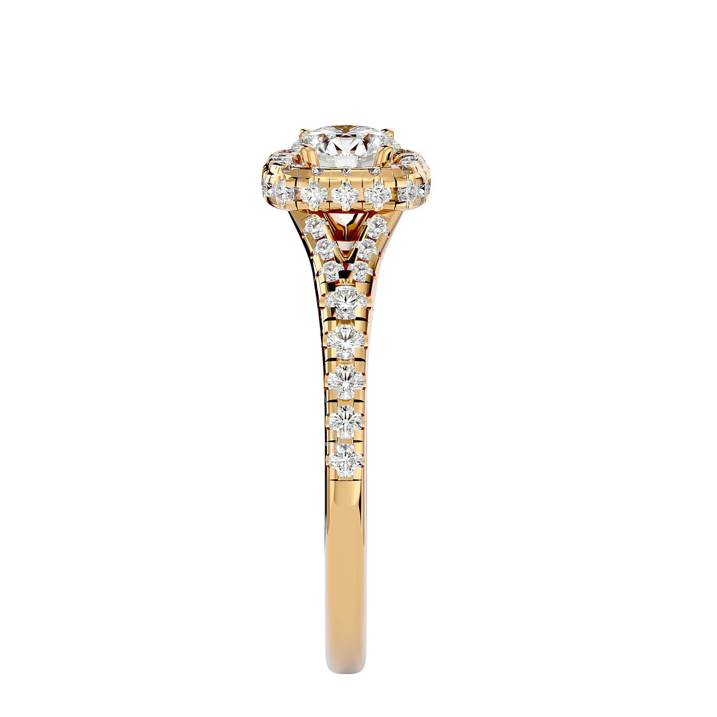 Verena Halo Diamond Engagement Ring