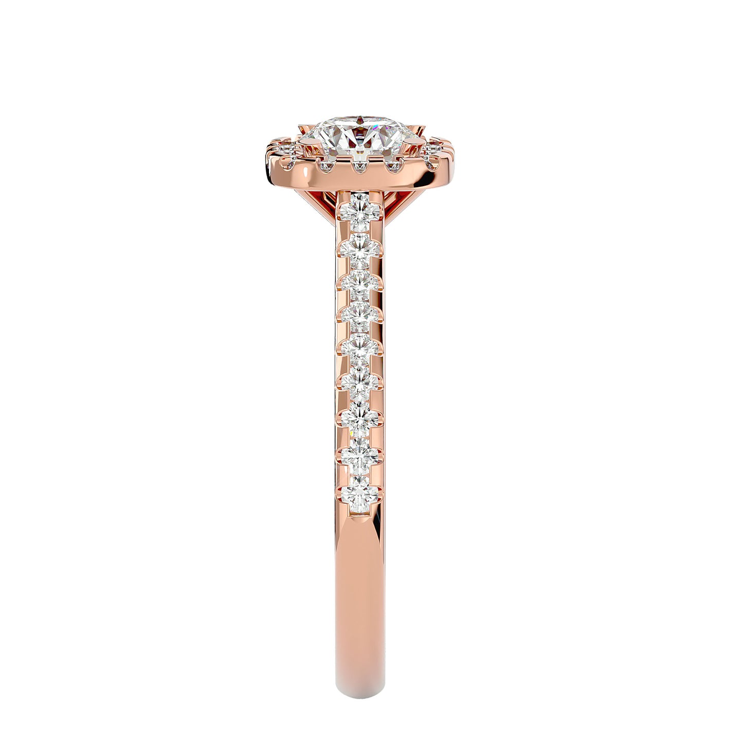 Paloma Halo Diamond Engagement Ring