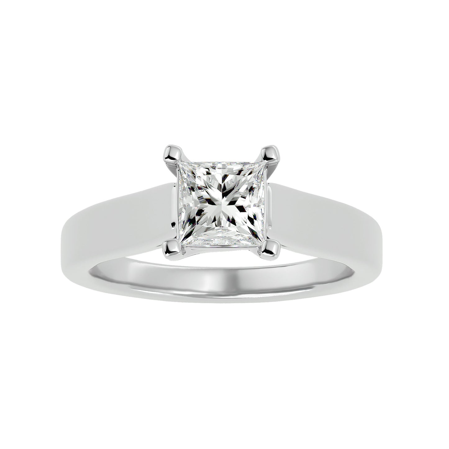Tegan princess diamond engagement ring