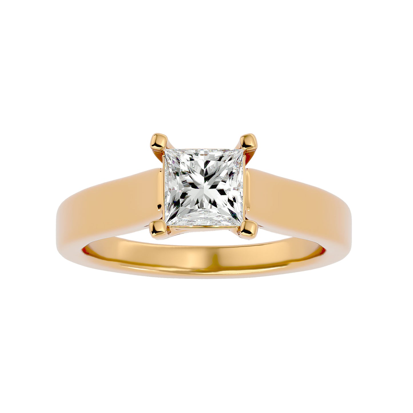 Tegan princess diamond engagement ring