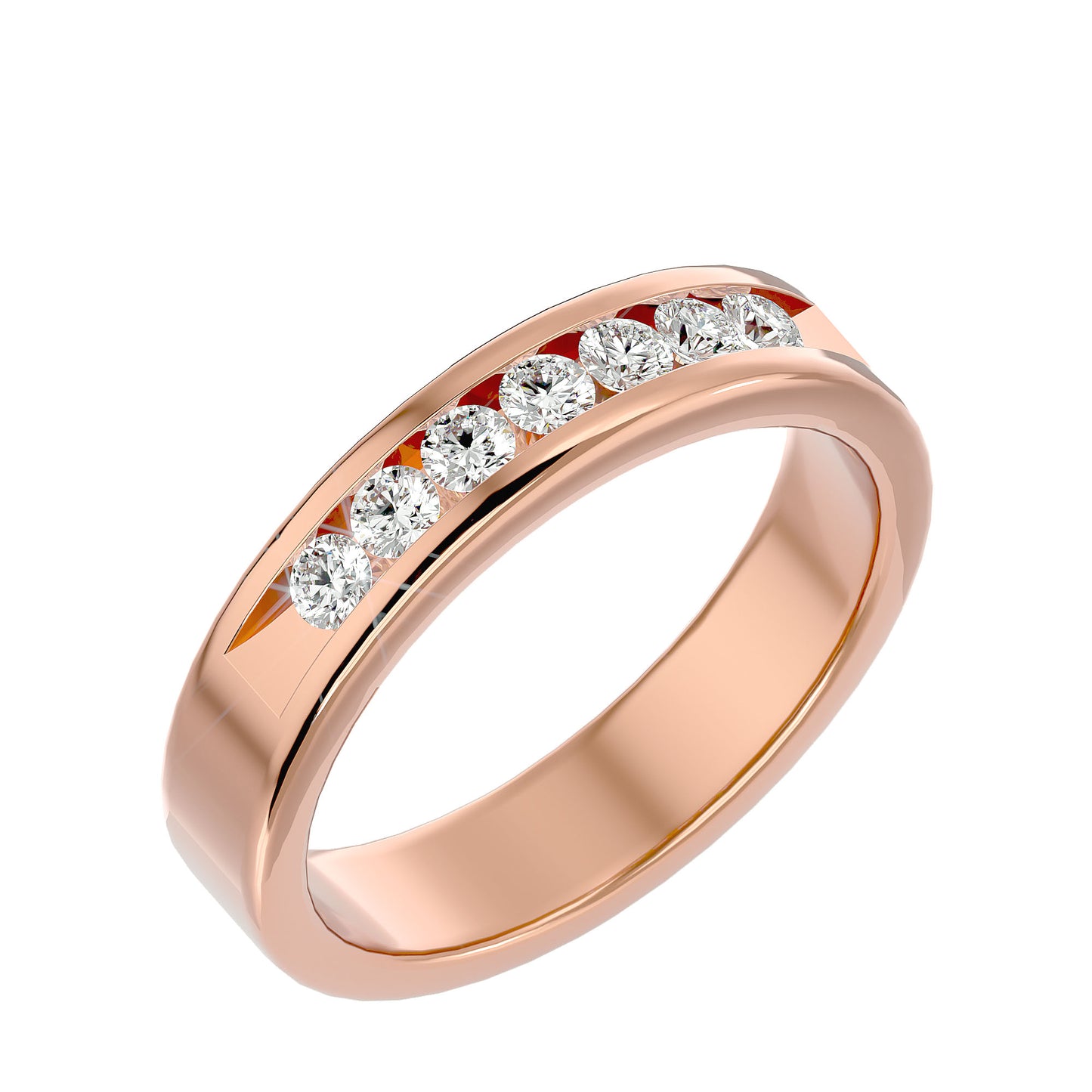 7 stone men's ring