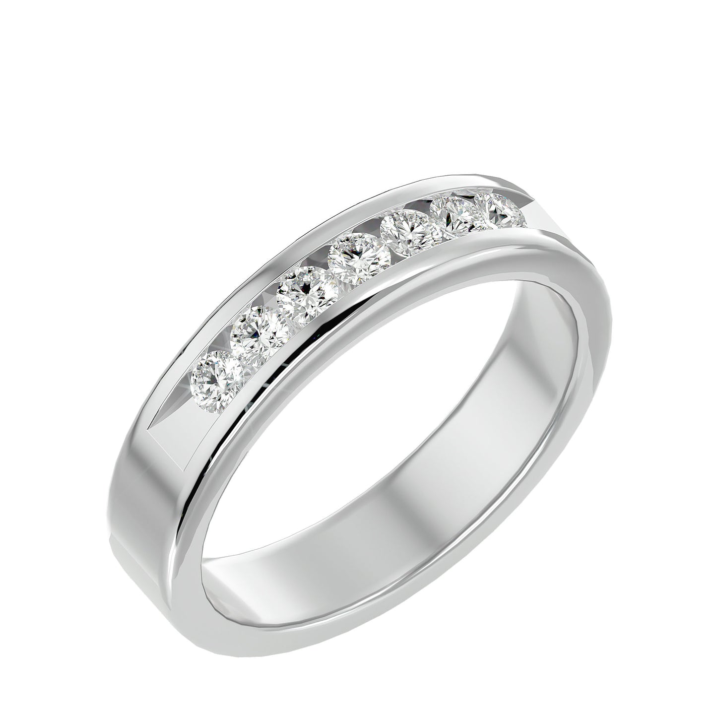 7 stone men's ring