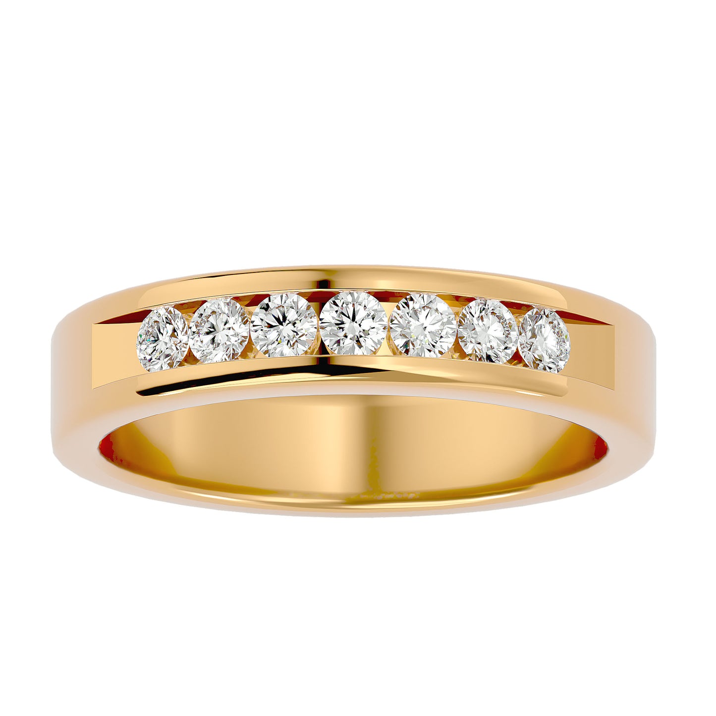 7 stone men's ring