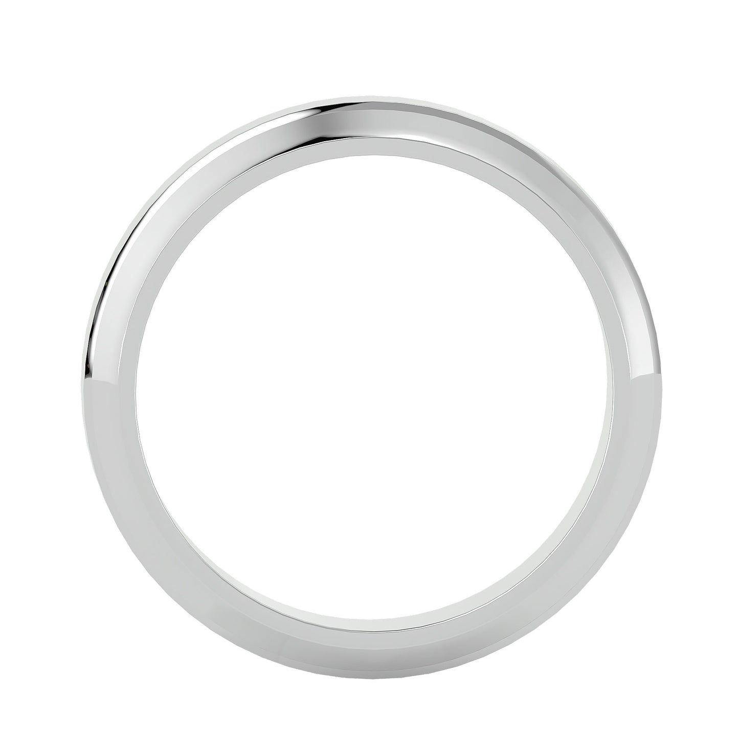 Plain men's ring