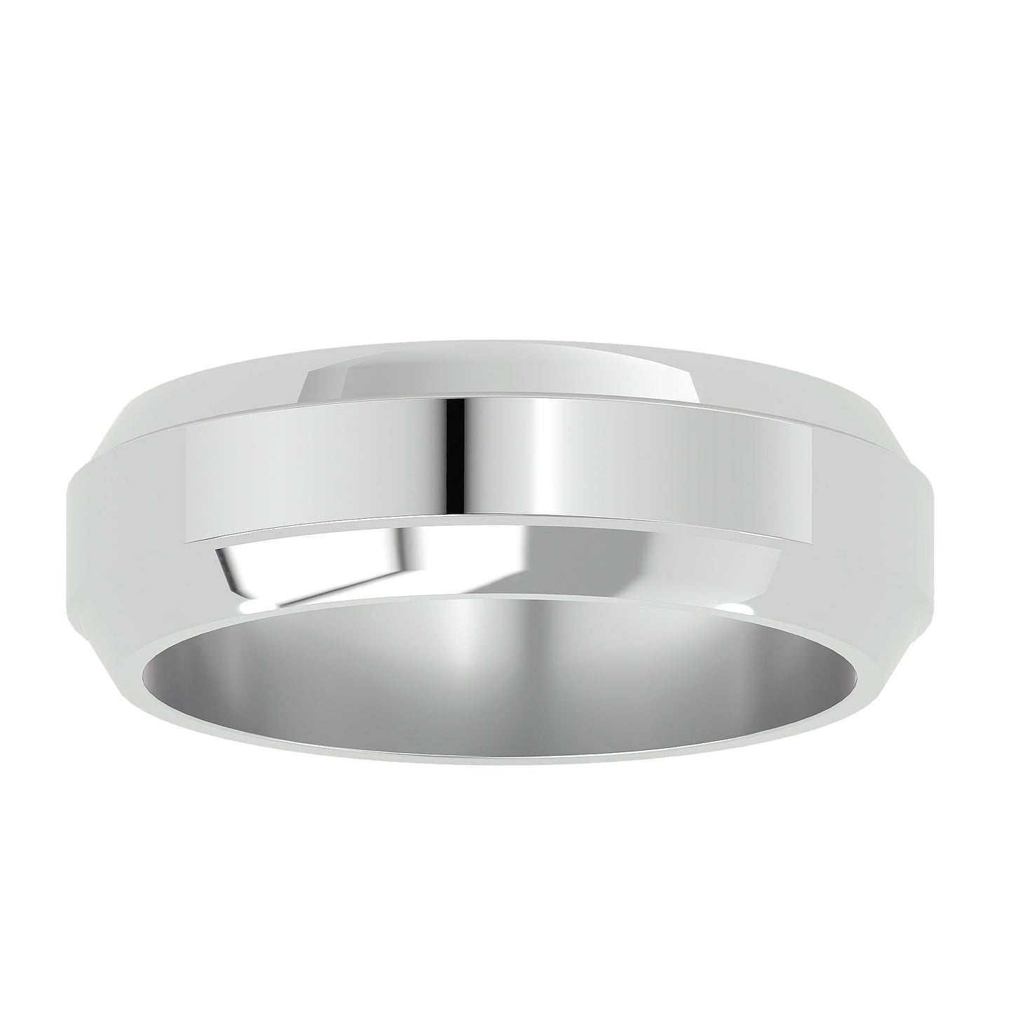 Plain men's ring