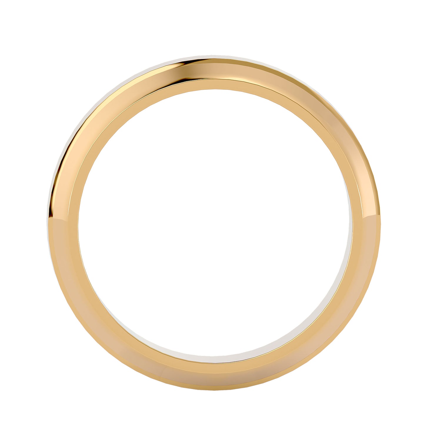 Plain men's ring