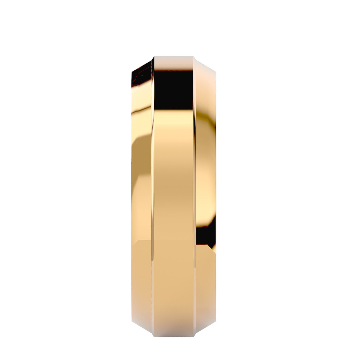 Plain men's ring