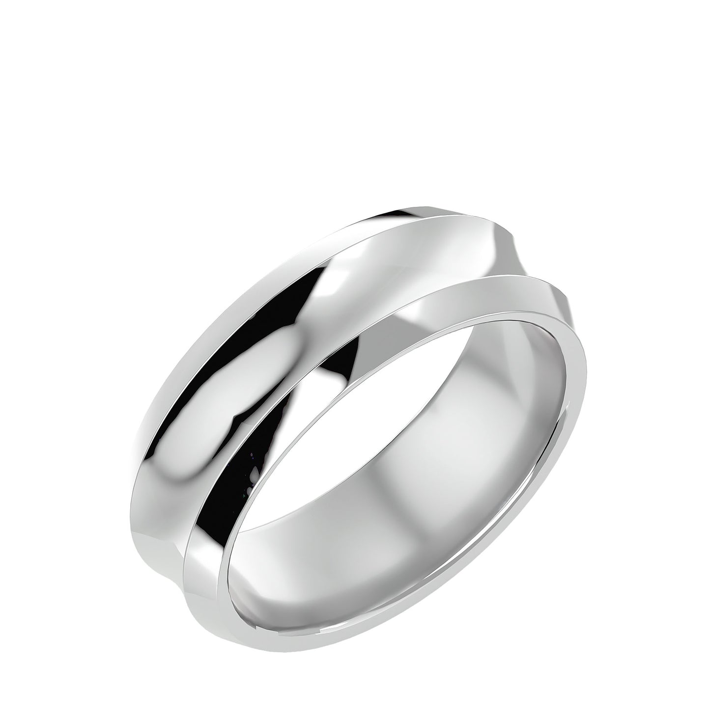 Classic scoop men's band