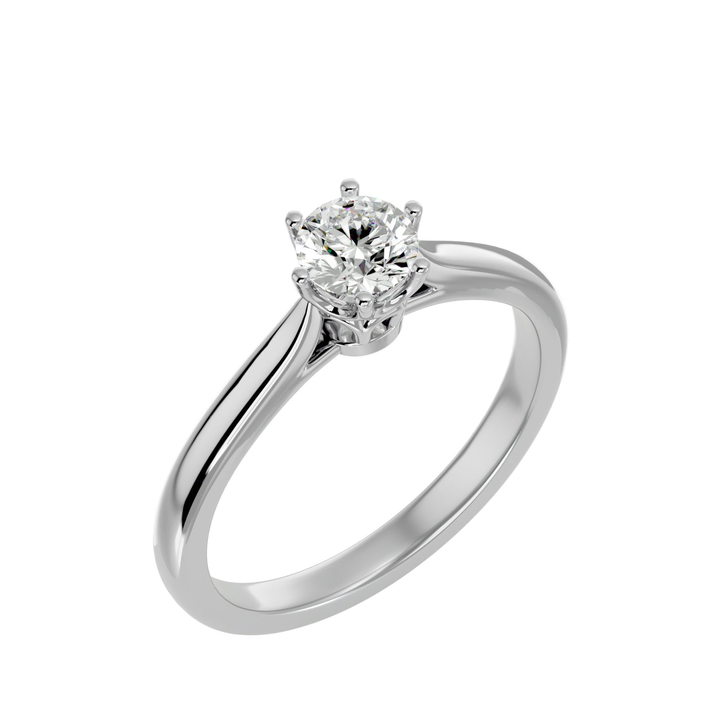 Veil of eterntiy diamond engagement ring